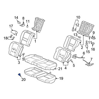 Honda OE - Rear Seat Cushion Pad Clip