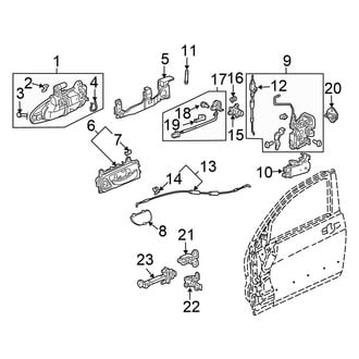 Honda OE - Door - Lock & Hardware (Coupe)