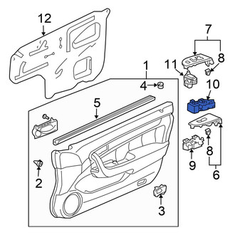 Honda OE - Rear Door Window Switch