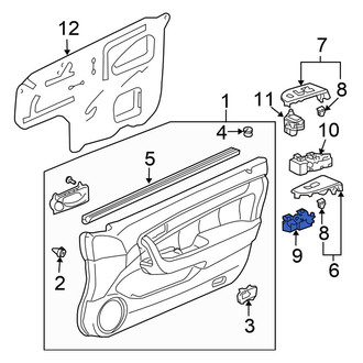 Honda OE - Rear Door Window Switch