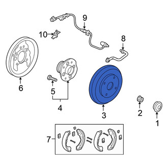 Honda OE - Rear Brake Drum