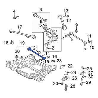 Honda OE - Front Left Upper Suspension Control Arm