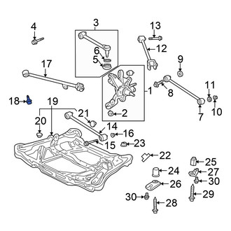 Honda OE - Lateral Arm Bolt