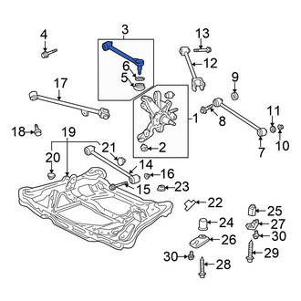 Honda OE - Front Left Lower Suspension Control Arm
