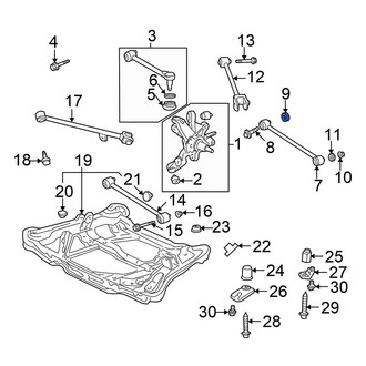 Honda OE - Rear Alignment Camber Adjusting Eccentric