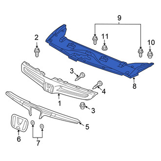 Honda OE - Front Radiator Support Air Deflector
