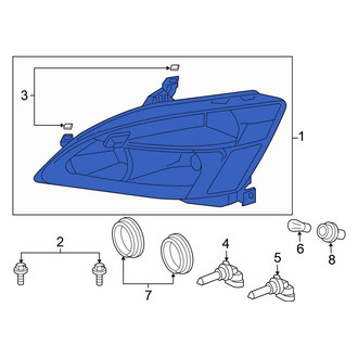 Honda OE - Front Right Headlight