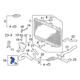 Honda OE - Engine Coolant Pipe Adapter