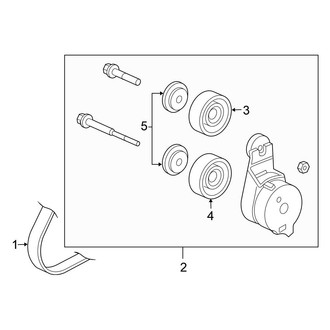 Honda OE - Cooling - Belts (Sedan 3.0L)