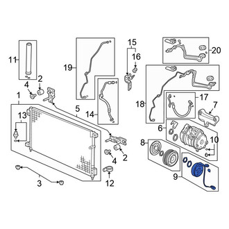 Honda OE - A/C Compressor Clutch Coil