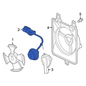 Honda OE - A/C Condenser Fan Motor