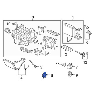 Honda OE - HVAC Blend Door Actuator