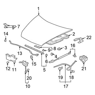 Honda OE - Hood & Components