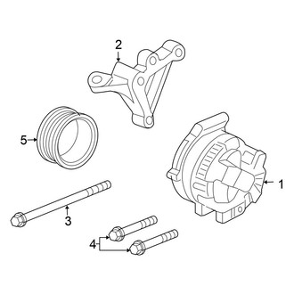 Honda OE - Electrical - Alternator (Sedan 2.4L)