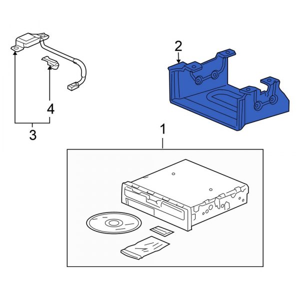 DVD Player Bracket