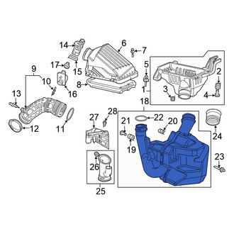 Honda OE - Engine Air Intake Resonator