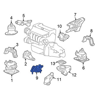 Honda OE - Front Manual Transmission Mount