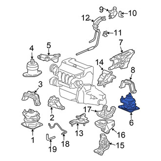 Honda OE - Rear Engine Mount