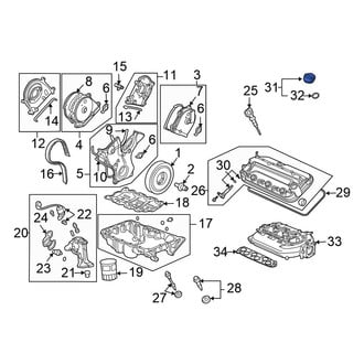 Honda OE - Engine Oil Filler Cap
