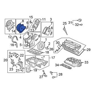 Honda OE - Upper Engine Timing Cover Gasket