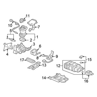 Honda OE - Emission System - Emission Components (Federal)