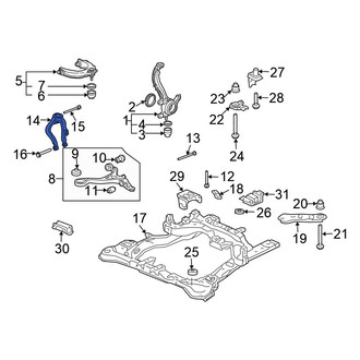 Honda OE - Front Left Suspension Strut Fork
