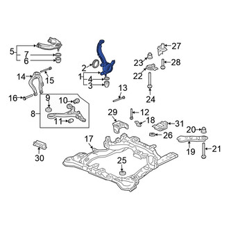 Honda OE - Front Left Steering Knuckle
