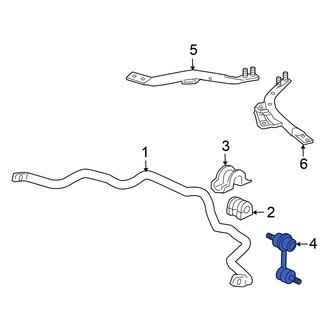 Honda OE - Front Right Suspension Stabilizer Bar Link