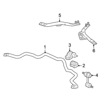 Honda OE - Front Suspension - Stabilizer Bar & Components