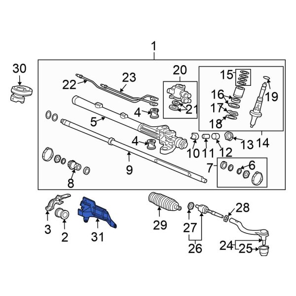 Honda OE 53692SDAA00 Catalytic Converter Heat Shield