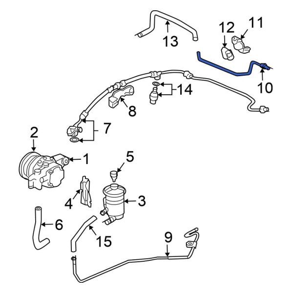 Power Steering Return Hose