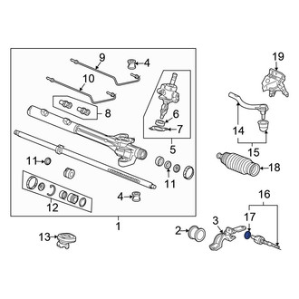 Honda OE - Inner Steering Tie Rod Washer