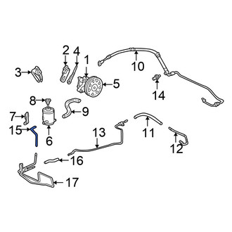 Honda OE - Power Steering Return Hose