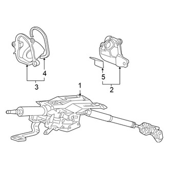 Honda OE - Steering Column Assembly (Sedan)