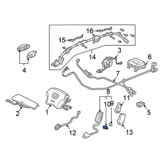 Honda OE - Seat Air Bag Nut