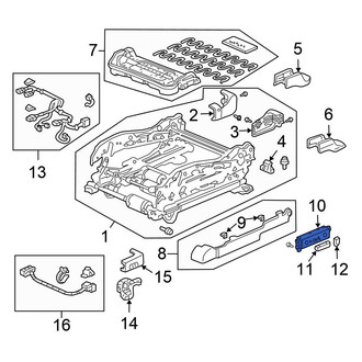Honda OE - Front Left Power Seat Switch