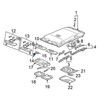 Honda OE - Sun Visor Cap