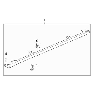 Honda OE - Pillars, Rocker & Floor - Exterior Trim (Sedan)