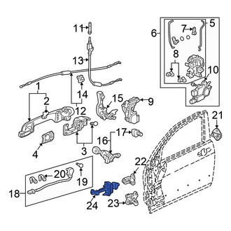 Honda OE - Front Left Door Check