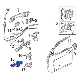 Honda OE - Front Left Door Check