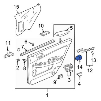 Honda OE - Rear Door Window Switch