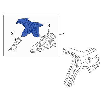 Honda OE - Rear Left Outer Quarter Panel