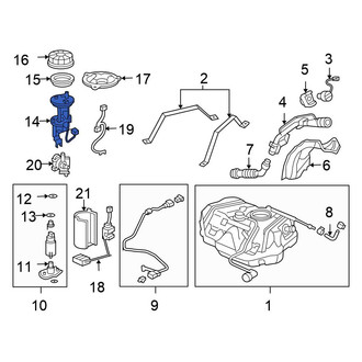Honda OE - Fuel Pump Hanger