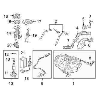 2006 Honda Accord OEM Fuel System Parts | Pumps, Lines — CARiD.com