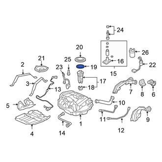 Honda OE - Fuel Pump Tank Seal