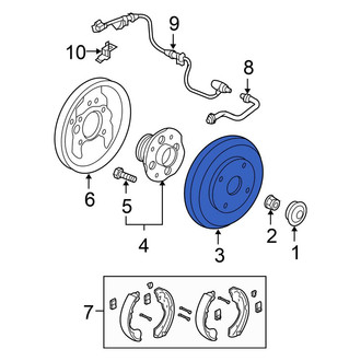 Honda OE - Rear Brake Drum