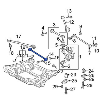 Honda OE - Front Left Upper Suspension Control Arm