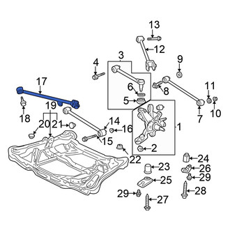 Honda OE - Rear Left Suspension Trailing Arm