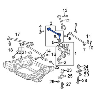 Honda OE - Rear Upper Forward Suspension Control Arm