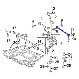 Honda OE - Front Right Upper Suspension Control Arm